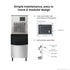 Blizzard Chewblet/Nugget Ice Maker 250Kg - SN-258N
